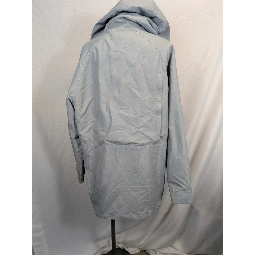 Vintage Mountain Trails Parka Large Blue Gorpcore Wool Lined‎ Field Jacket 80s